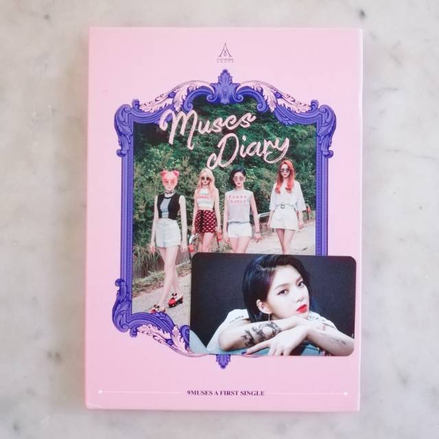 9MUSES A - MUSES DIARY ( NINE MUSES ) + POSTER - Album Kpop
