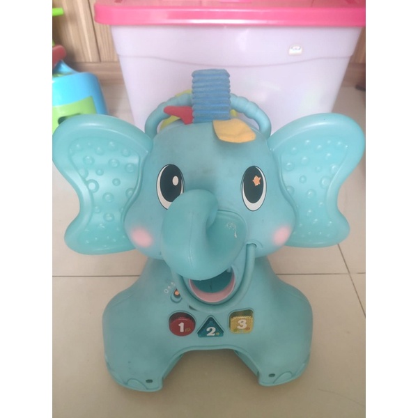 B KIDS SIT WALK RIDE ELEPHANT / BABY WALKER (SECOND)