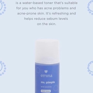 EMINA Ms Pimple Acne Solution Face Toner 50ml