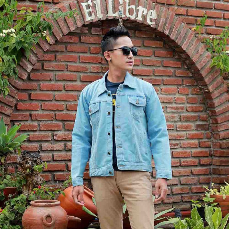 Jaket Jeans Pria Super Premium Denim Dilan Distro Garansi Original