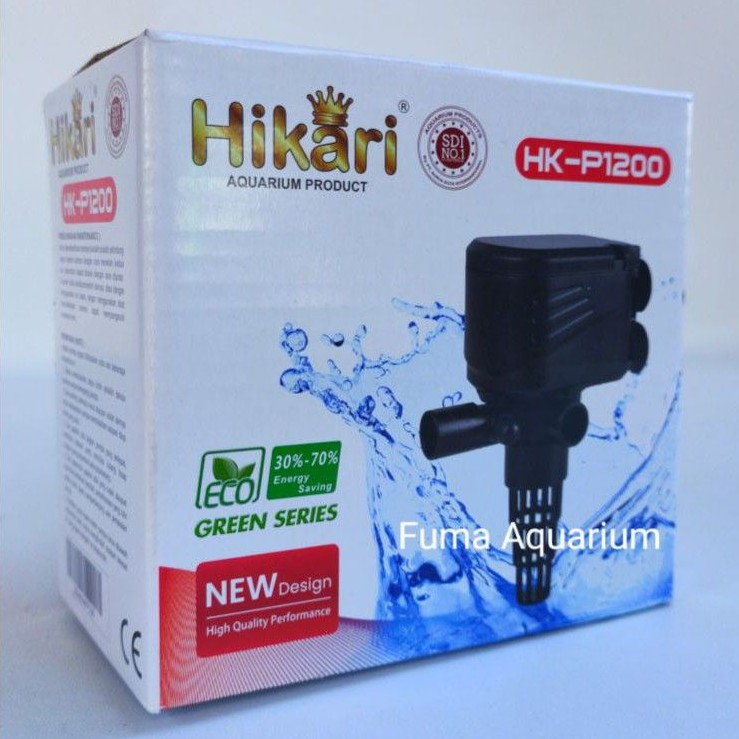 Mesin Pompa Celup HIKARI 1200 HK-P1200 Pompa Filter Aquarium Aquascape hidroponik Power Head Submersible Pump