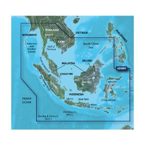 Peta Laut Indonesia Garmin 585 Bluechart pacific Micro SD card Berkualitas