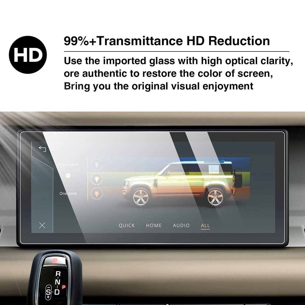 For 2020 2021 2022 Land Rover Defender 90 110 10-Inch GPS Navigation Touchscreen Protector Display Tempered Glass Film