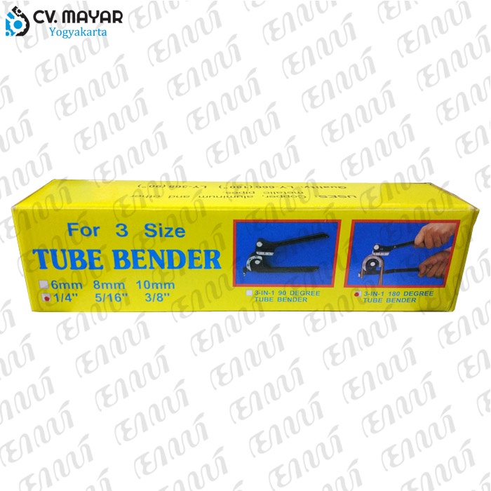 Tube Bender Pipe Bending Size 3 in 1 Alat Pembengkok Pipa Tembaga