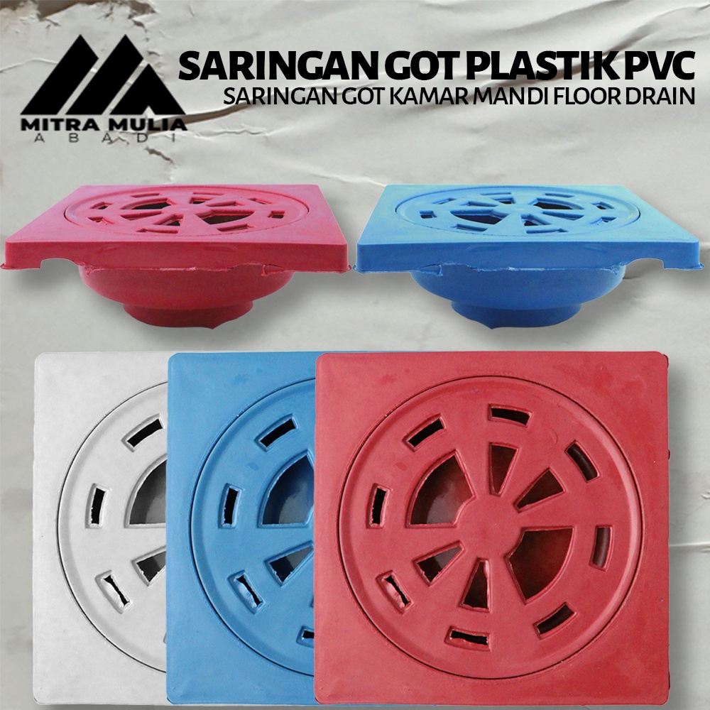 Saringan Got Plastik PVC / Saringan Got Kamar Mandi floor drain