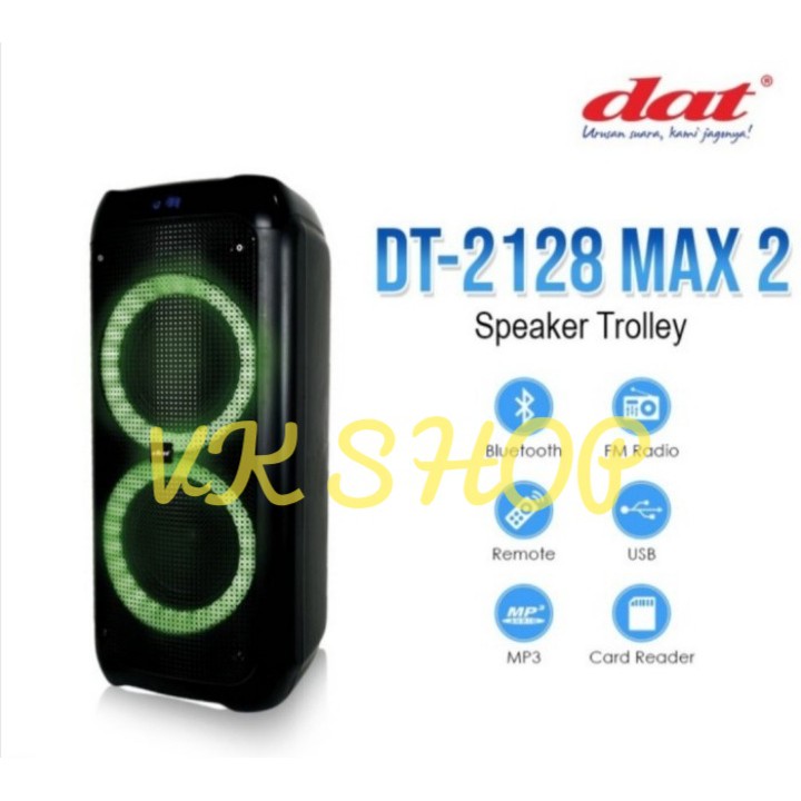 SPEAKER PORTABLE DAT DT 2128 MAX 2 ORIGINAL