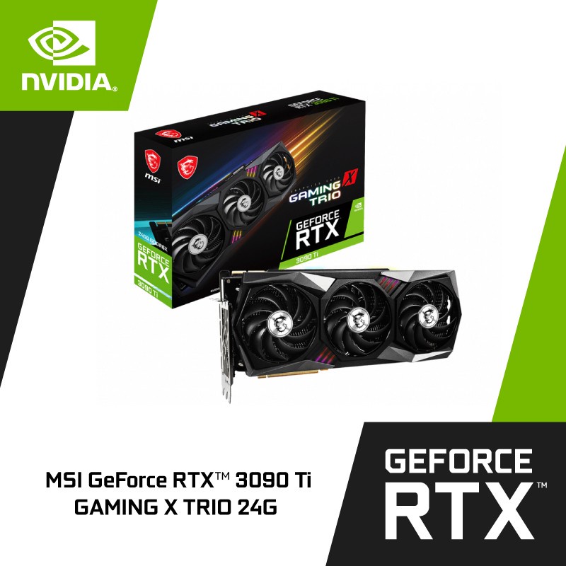 MSI GEFORCE RTX 3090 GAMING X TRIO 24G | GeForce RTX 3090 24GB GDDR6X