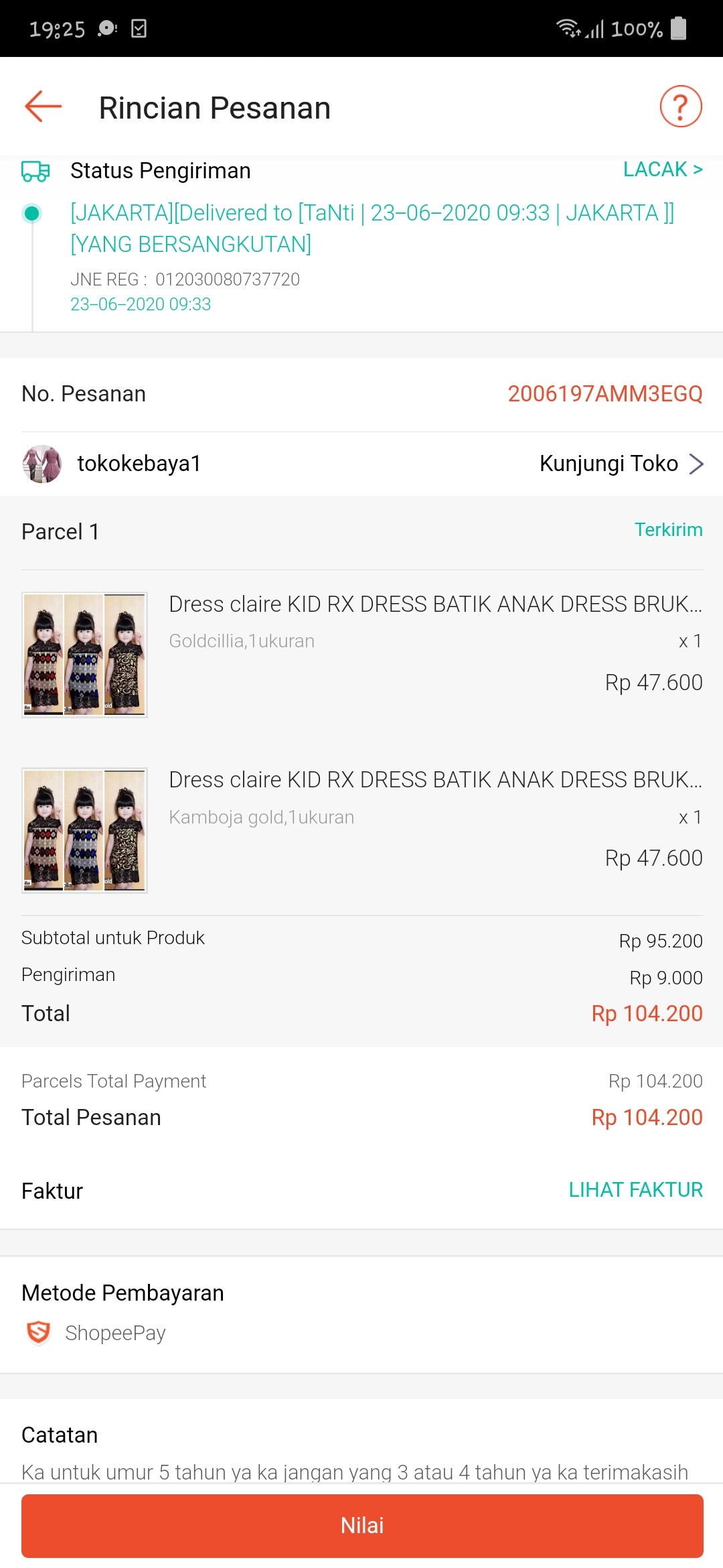 Dress Claire Kid Rx Dress Batik Anak Dress Brukat Anak Murah Kebaya Batik Brukat Anak Kutubaru Kid