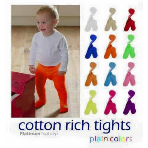 Legging bayi tutup kaki Cotton Rich PREMIUM polos perempuan laki laki Tight Footstep Anti