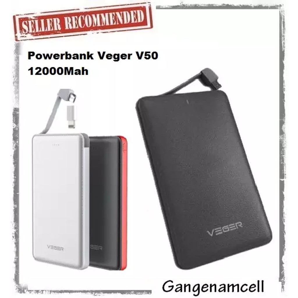 Powerbank Veger V50 12000Mah