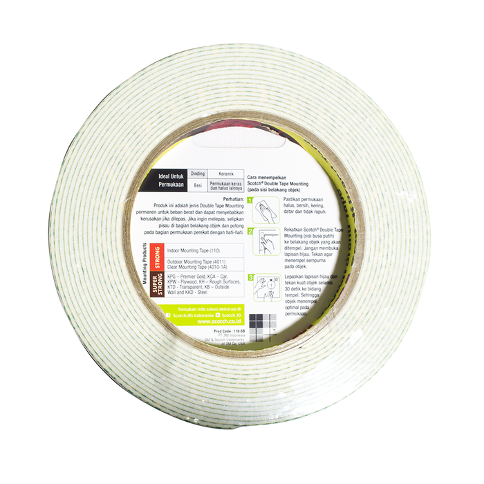 Mounting Double Tape Size 12 mm x 5 m 3M Scotch 110-5b