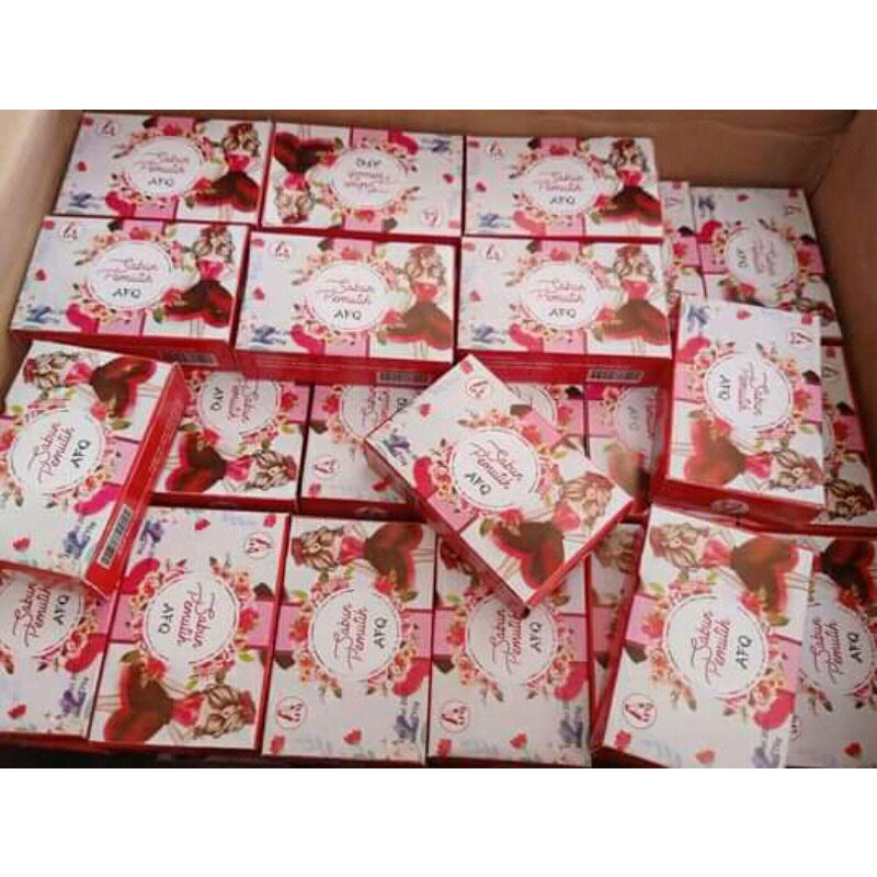 Sabun pemutih AFQ viral.