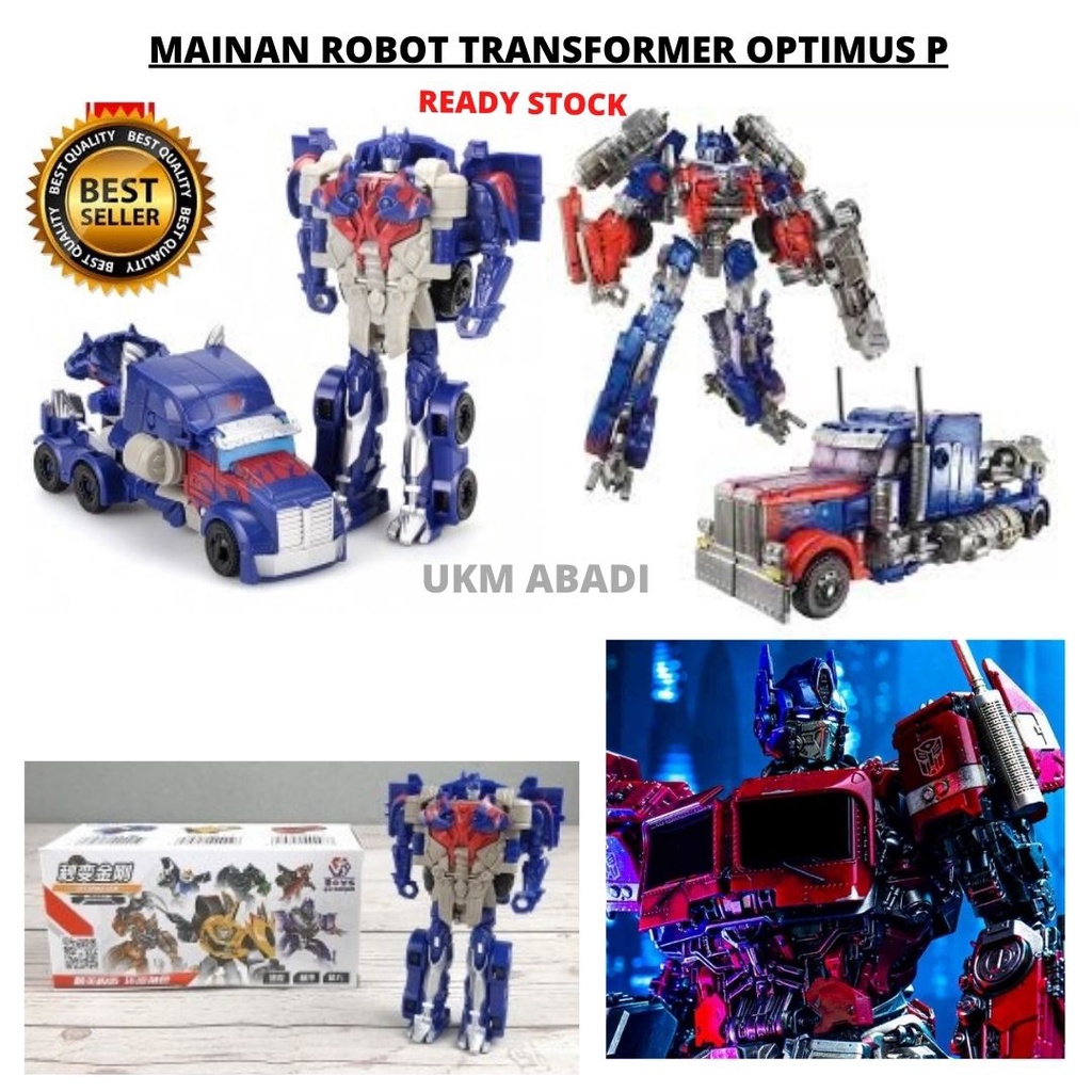 Mainan Robot Action Figure Transformer Optim P Red OMTHP6RE 111