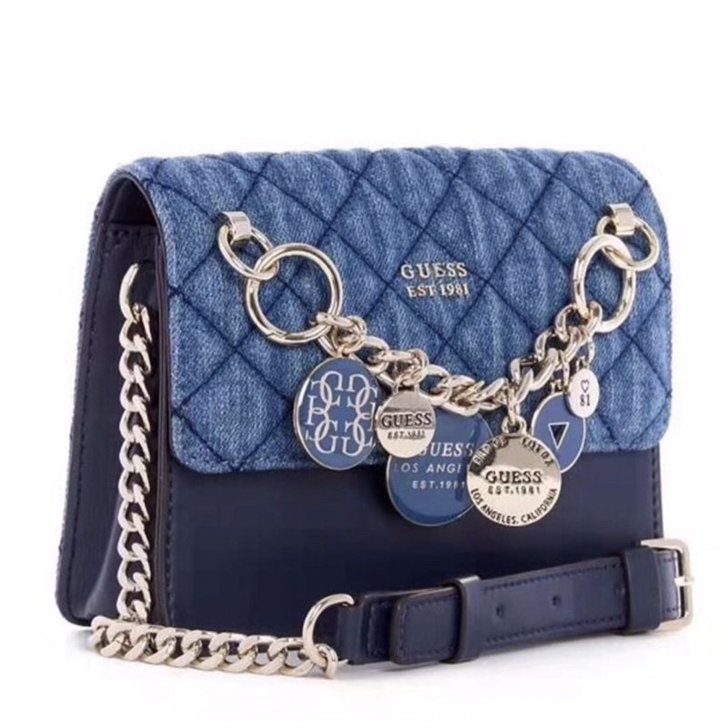 Tas Guess Crossbody Sling Denim Original SALE