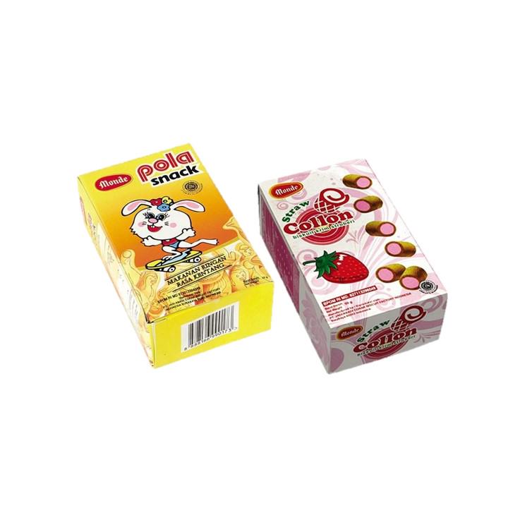 

Monde Pola Snack 25 gr + Monde Strawberry Collon 50 gr