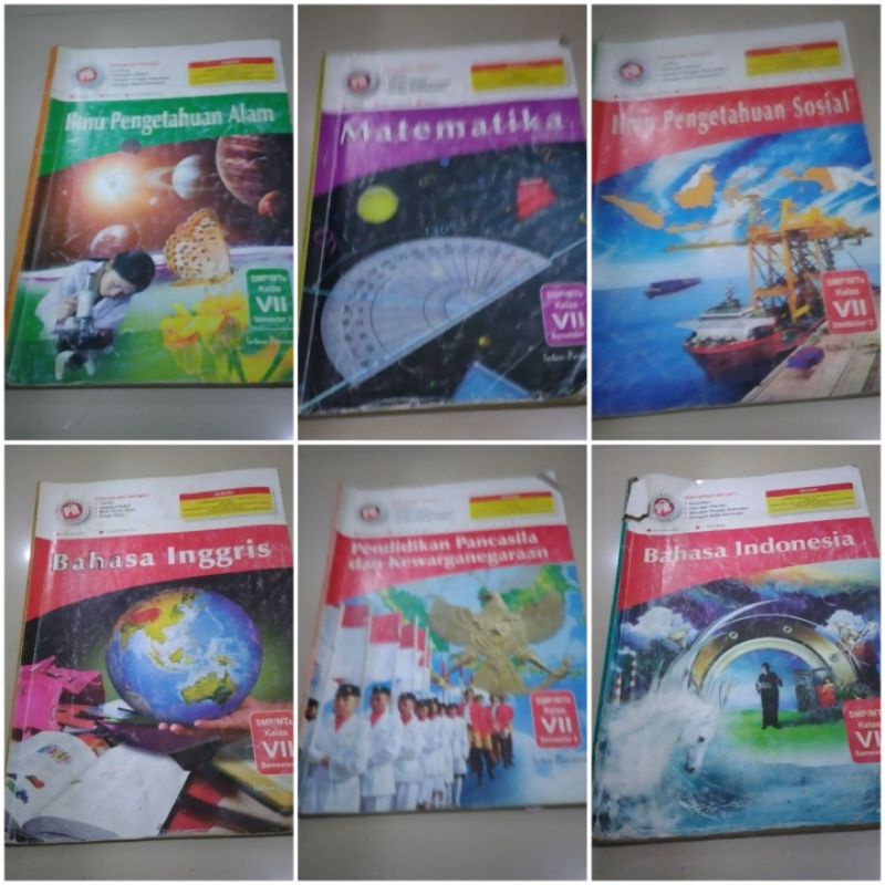 Preloved buku lks/pr smp kelas 7 semester 2 Intan Pariwara