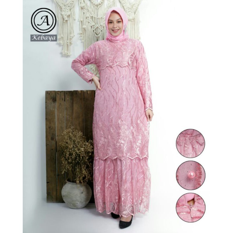E.C > GAMIS TINGKAT KEKINIAN - DRESS PESTA MEWAH - GAMIS DRESS WANITA MUSLIM - GAMIS DRESS TERBARU