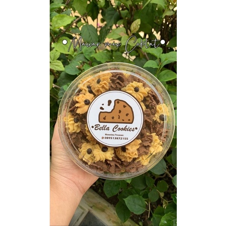 

kue kering/kue lebaran/kue mawar/kue mawar mix coklat