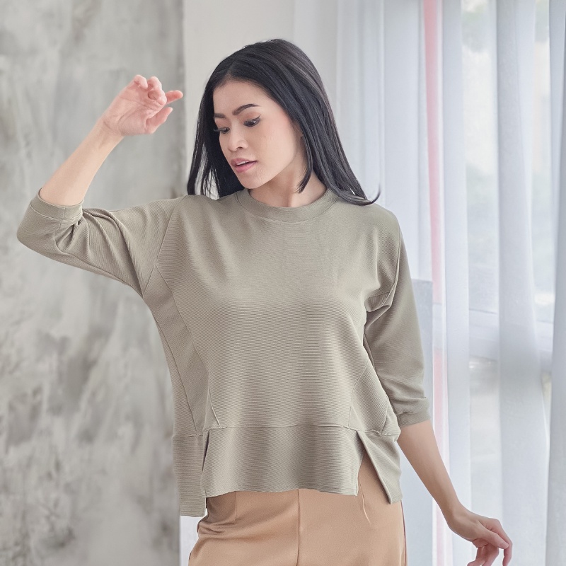 Cammomile Blouse wanita 1909010 oversized-5