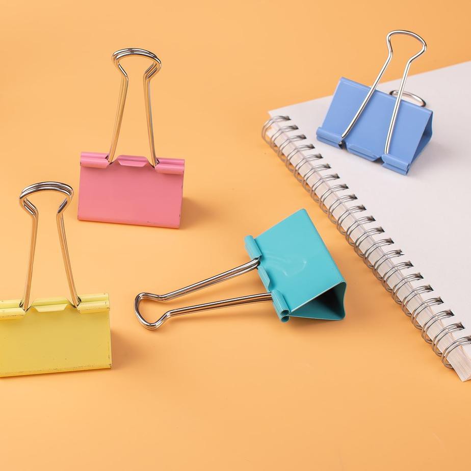 

[KODE 66] Deli Binder Klip Warna 51mm E8551A