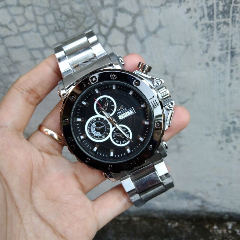 Ready jam tangan pria terLARIS MIRETE Original tanggal aktif.