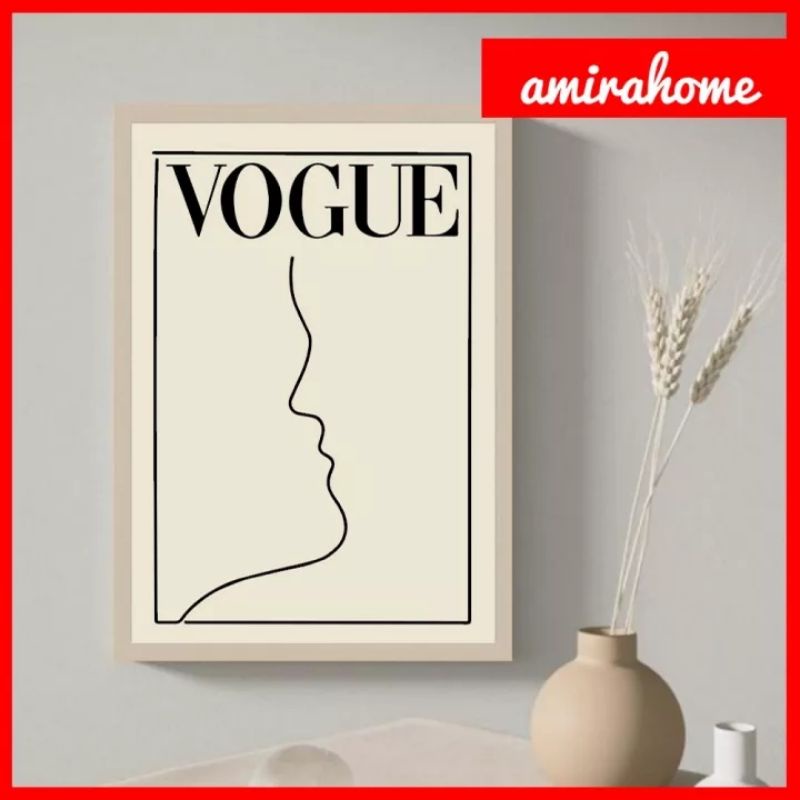 Wall decor Hiasan dinding dekorasi Aesthetic VOGUE MATISSE PICASSO Hiasan ruang tamu
