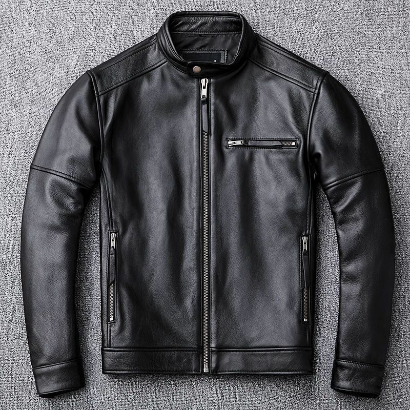 Jaket Kulit Pria original asli garut Kulit domba 100% [Bisa COD]