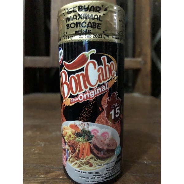 BONCABE Original BOTOL Sambal Tabur Kobe Bon Cabe