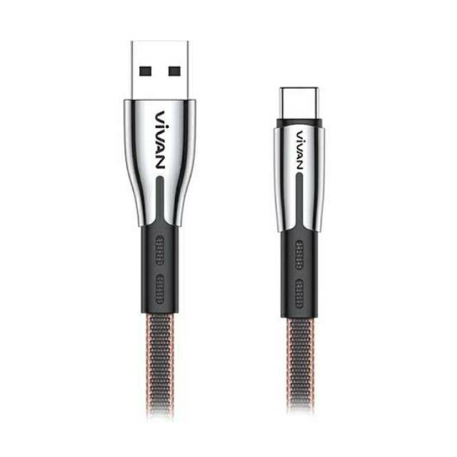 KABEL DATA VIVAN 100CM BTK-M (MICRO/ANDROID) BTK-L (LIGHTING) BTK-C ( TYPE-C) -3A FAST CHARGING