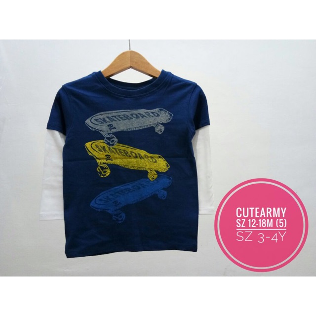 kaos Baju Anak Kids Cute Army