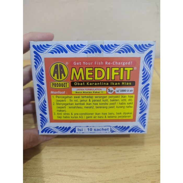 Akari Obat Ikan Hias Medifit / Obat Karantina Ikan Hias / Medifit