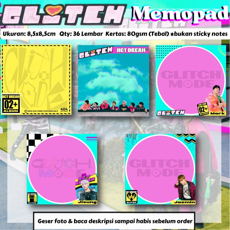 

[NEW]❤️ MEMOPAD Haul _ NCT Dream Glitch Mode / Memopad KPOP / Memo Notes / Aesthetic MemoPad / NCT Dream Fan Kit
