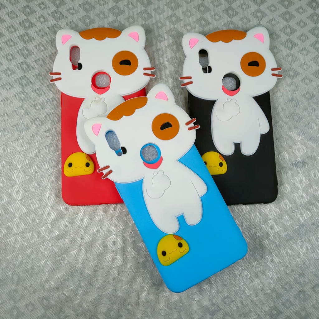 SOFT CASE KARAKTER MIMI CAT LOVE 3D VIVO V15 PRO