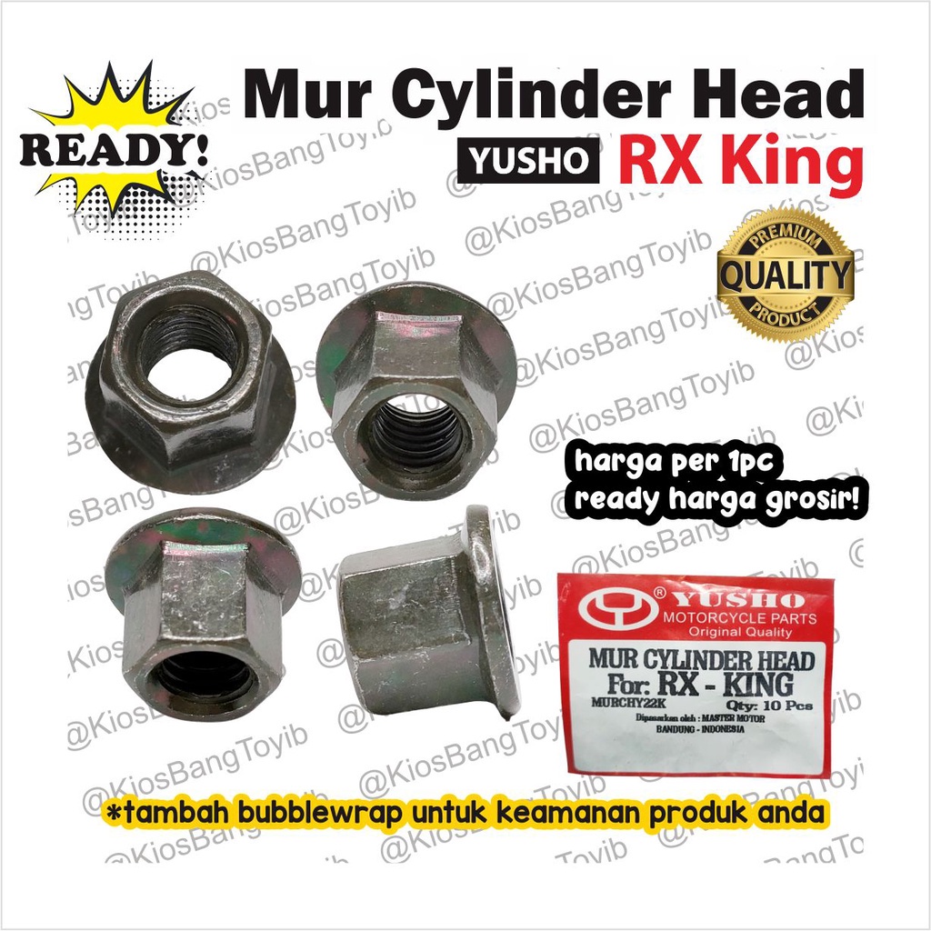 Mur Blok Block Cylinder Head Atas RXK RX King -YUSHO-