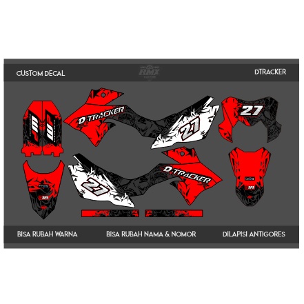 DECAL DTRACKER FULLBODY (007) DEKAL STIKER DTRACKER 150 SE/NEW 2016 2017 2018 2019 2020 2021 2022 20