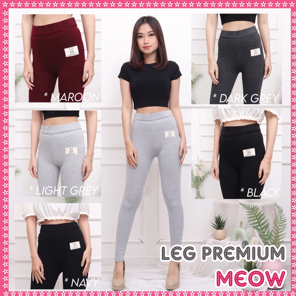 Legging Tebal Wanita / Legging Meow Buu / Legging Wanita Panjang