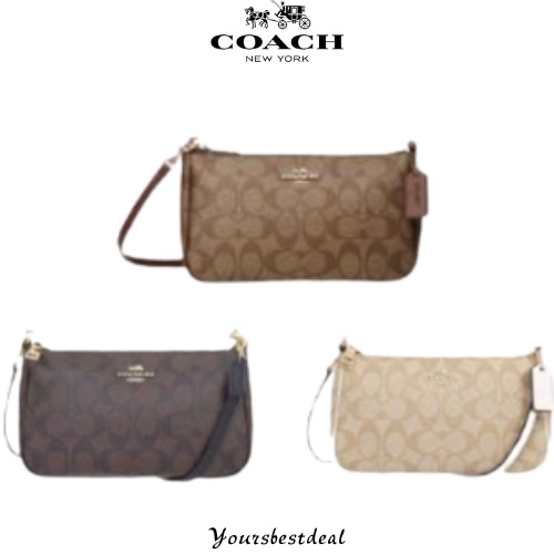 COACH 36674 Bahan Kanvas Wanita Tas Bahu Tas Messenger