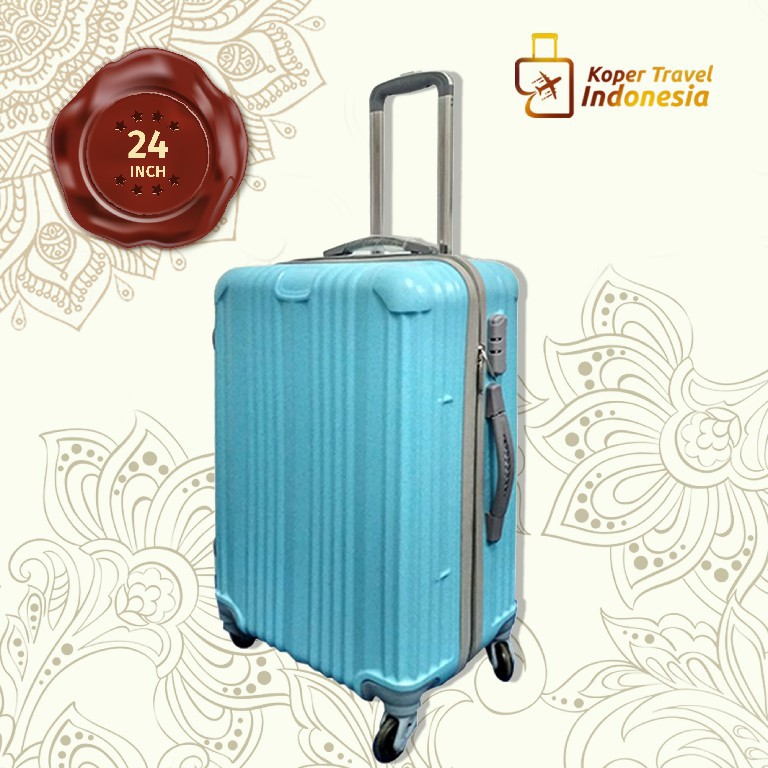 Koper 24 Inch Murah Robert Ansell 2019 Biru Muda-Koper Wanita-Koper Anak-Tas Koper-Koper Murah-COD