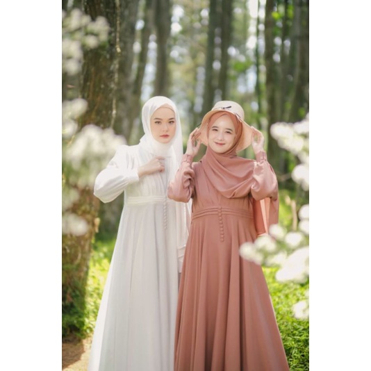 Jasmine Dress New Edition Set Pashmina by Kazami Store