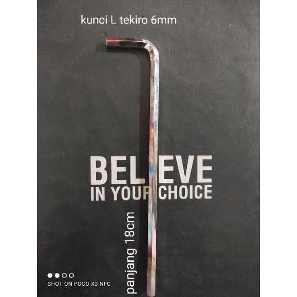 kunci L tekiro only 6mm ( 18cm)
