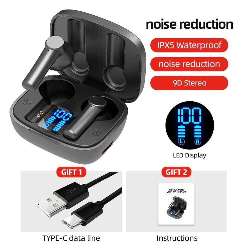 Gaming Wireless Earphone Earbuds TWS Low Latency with Mic