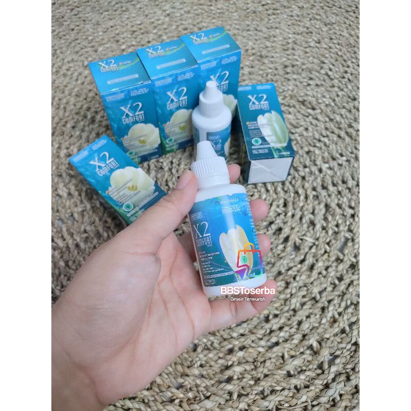 X2 comfort 60ml /Cairan Softlens / Cairan pembersih softlens /Pembersih softlens