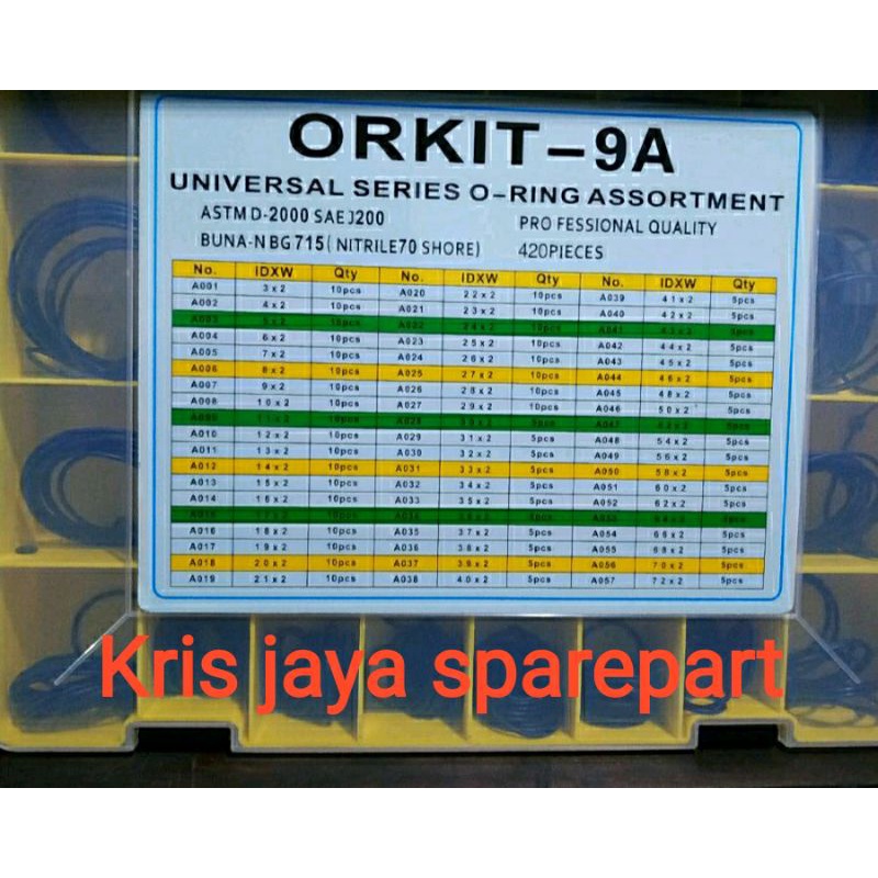 oring kit set 9A