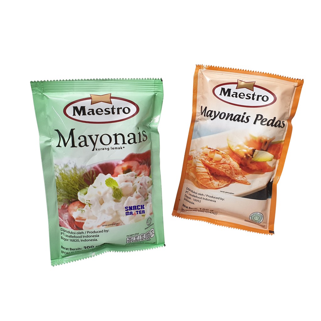 

Maestro Mayonnaise Regular Size - Netto 100 gr