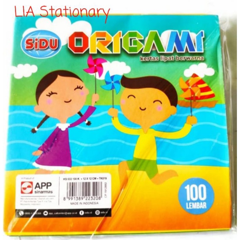 

Origami sidu Kertas Lipat Sidu12x12 100 lembar