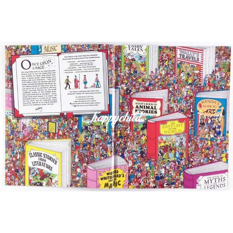 original guaranteed Where is wally? buku impor buku anak happychild