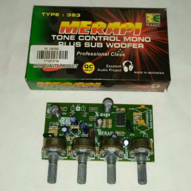 Kit Tone Control Mono + Subwoofer