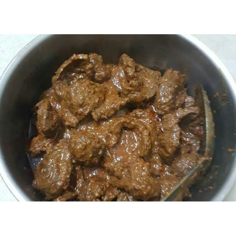 

Rendang daging sapi khas padang