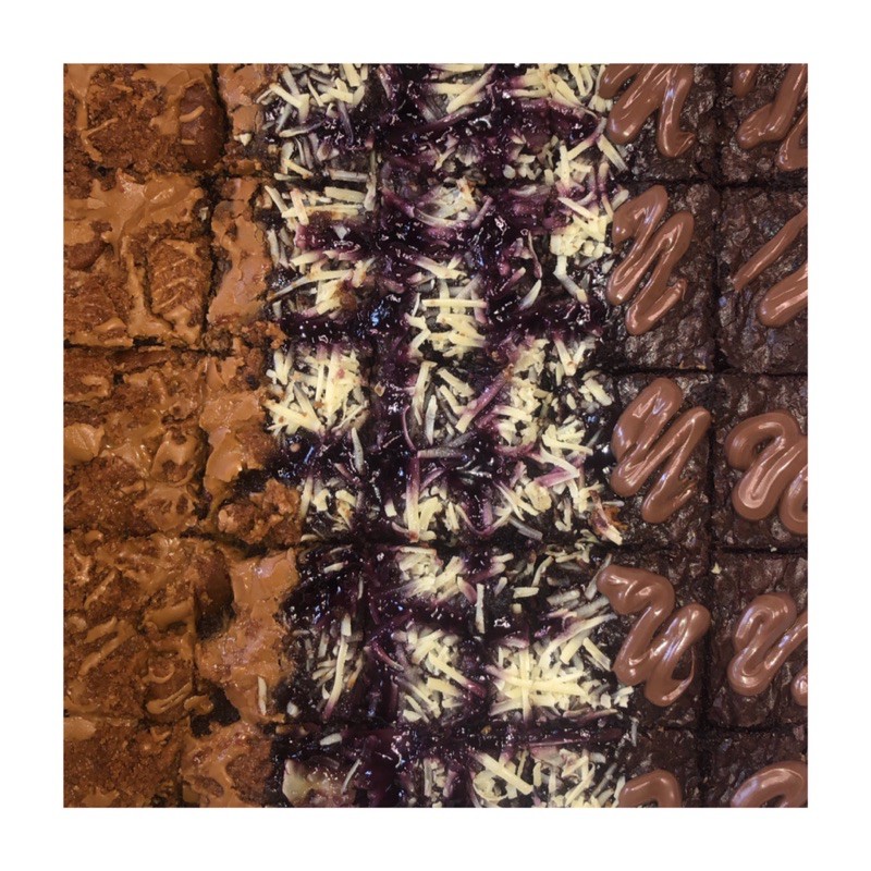 

BROWNIES MIX LOTUS BLUEBERRY NUTELLA
