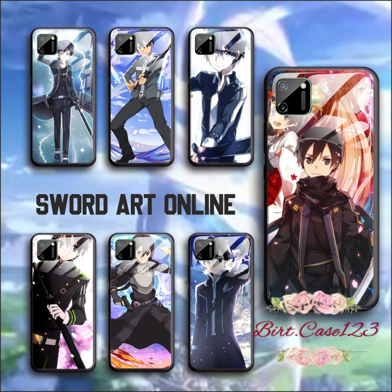 BC Case softcase silikon Gambar SWORD ART ONLINE back case glass iphone 5g 6g 6g+7g 7g+ 8g 8g+ etc